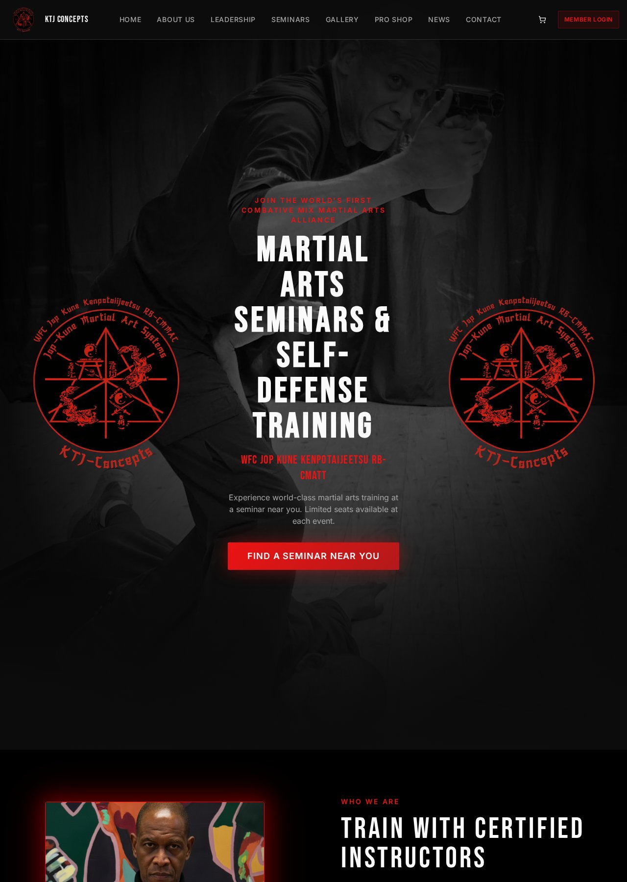 KTJ Concepts website homepage